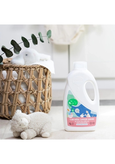 Mey İthalat %100 Doğal Baby Çamaşır Sabunu 1000 Ml Çok Renkli