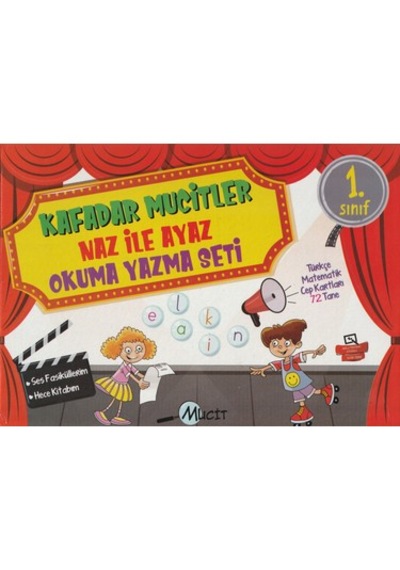 Mucit Yayınları 1. Sınıf Kafadar Mucitler Naz İle Ayaz Okuma Yazm