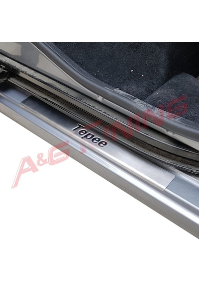 Peugeot Partner Tepee Krom Kapı Eşiği 2008 Üzeri Paslanmaz Çelik N11.3412