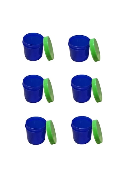 50 Ml Boş Viks Kutu - Kapaklı Kozmetik, Krem, Balm, Merhem Ambalajı 100 Adet Mavi