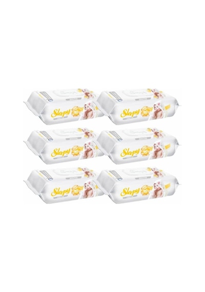 Sleepy Islak Havlu Mendil Sensitive 90 Yaprak 6'Lı Paket