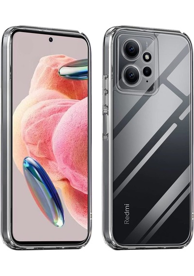 Newface - 352 - Xiaomi Redmi Note 12 4g Kılıf Lüx - Edntrend - Şeffaf Silikon