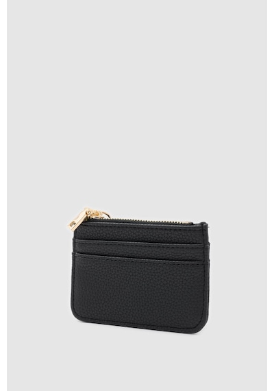 Shule Bags Nook Fermuarlı Charm Kartlık Siyah