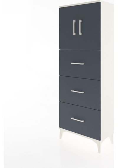Arges Dolap 2 Raflı 3 Çekmeceli 2 Kapaklı 60x30x163 Aytaşı-antrasit Atlas Çam Arges Dolap 2 Raflı 3 Çekmeceli 2 Kapaklı 60x30x163 Aytaşı-antrasit Atlas Çam