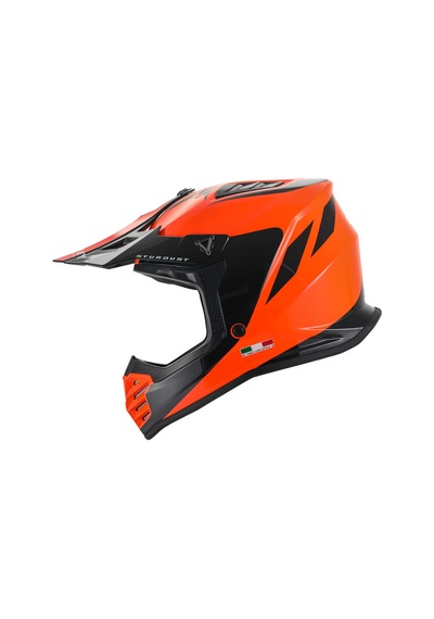 Sway 618 Startust Çocuk Cross Kaskı Bisiklet Motosiklet Enduro Kask Turuncu Çocuk Kaskı