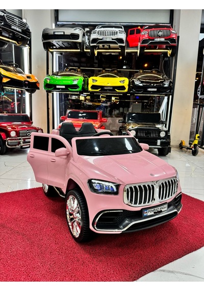 Poyraz Akülü Bmw Suv 12 Volt Akülü Araba 0-7 Yaş Pembe