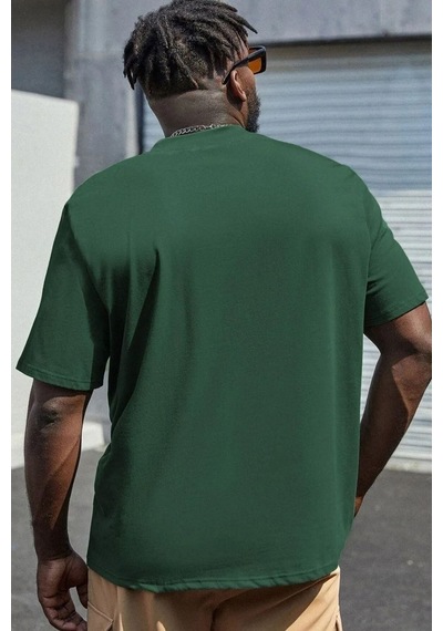 Unisex Jujutsu Kaisen Baskılı T-shirt Yeşil
