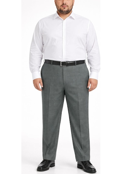 Classics Men Caserta Büyük Beden Erkek Kumaş Pantolon - 7561 Yeşil