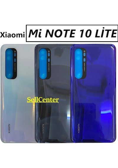 Xiaomi Mi Note 10 Lite Arka Kapak Pil Batarya Kapağı (Cam)