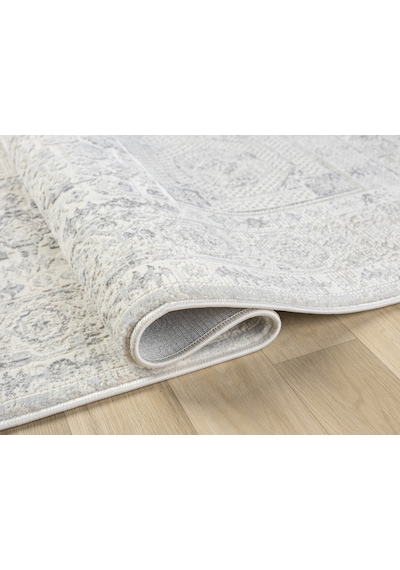 Mariesse Home Artes Serisi Bambu Dokulu Modern Sık Dokuma Makine Halısı Smart 12004 Gri