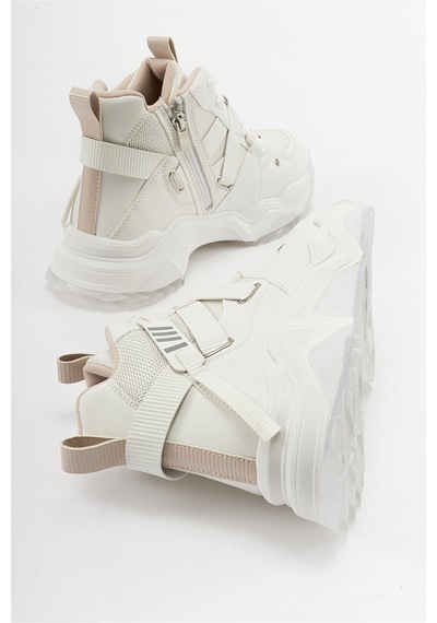 Luvishoes Luvi Shoes Clara Beyaz Kadın Spor Bot Beyaz