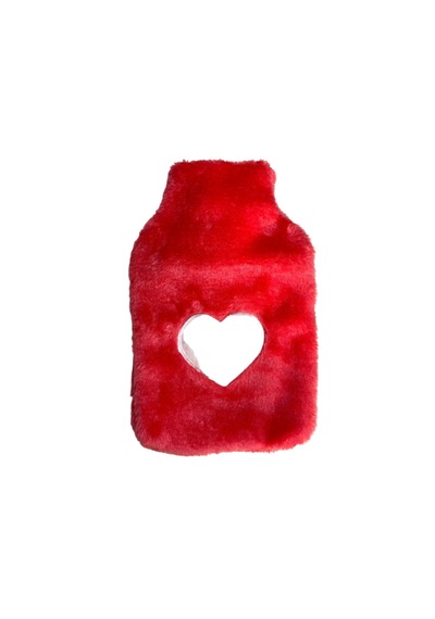 Sıa Sıcak Su Torbası Peluş Kalpli Termofor Pembe 26 x 17 x 2 CM 1 L