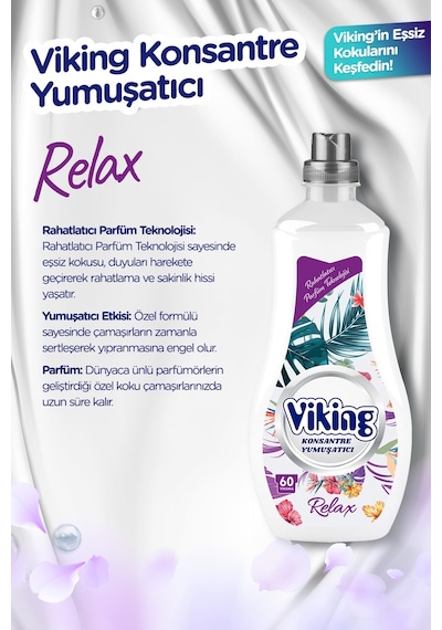 Viking Konsantre Çamaşır Yumuşatıcısı Relax 1440 ML