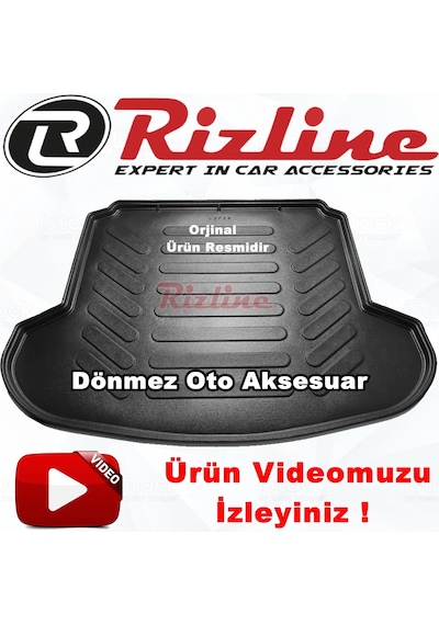 Megane 4 3D Bagaj Havuzu Siyah Çift Kulak Sedan 2016-2020 Rizline N11.34