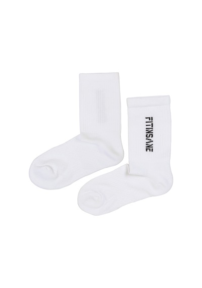 Fitinsane Premium Performance Crew Unisex Beyaz Spor Çorap