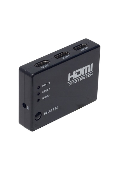 POWERMASTER PM-6853 3 GİRİŞ 1 ÇIKIŞ HDMI SWITCHER TOPLAYICI KUMANDALI ADAPTÖRSÜZ