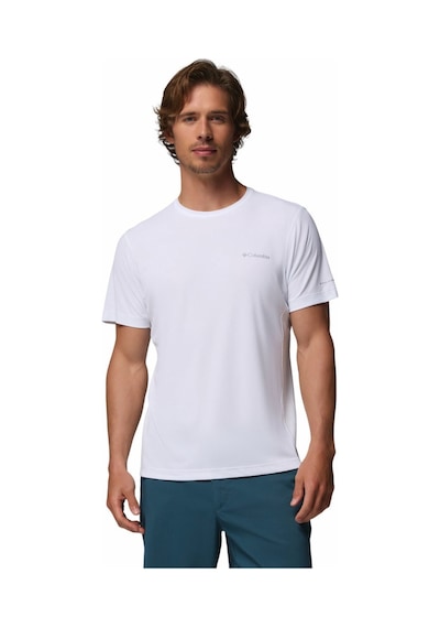 Columbia Zero Rules Lıght Ss Crew Erkek Beyaz Teknik Kısa Kollu T-shirt Ao2717-100