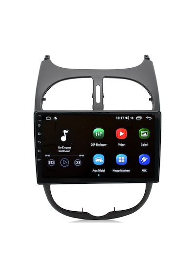 Peugeot 206 Android Multimedya Navigasyon Oem