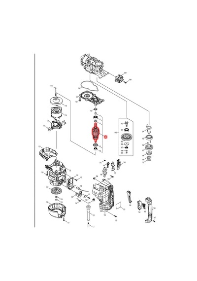 Makita HR5202C Endüvi Rotor Kollektör Ürün Kodu 517898-3