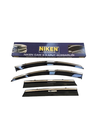 Fiat Egea Kromlu Cam Rüzgarlığı 4'Lü Set 2016-2021 Niken