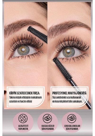 Lash Sensational Sky Tubes Maskara - Limitsiz Uzunluk Ve Hacim Etkisi Veren Tubing Maskara 3600531721534-11247 0
