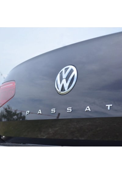 Volkswagen Passat Krom & Siyah Bagaj Yazısı 45Cmx1.7Cm