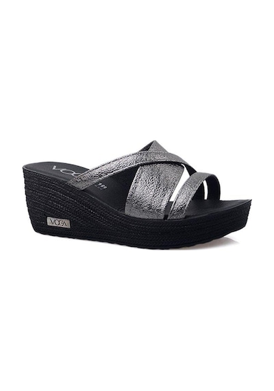 Voga 2036 Dolgu Topuk Comfort Casual Kadın Terliği