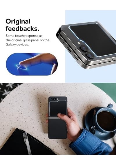 Galaxy Z Flip 6 Cam Ekran Koruyucu Kolay Kurulum Fit 2 Adet - Agl07973