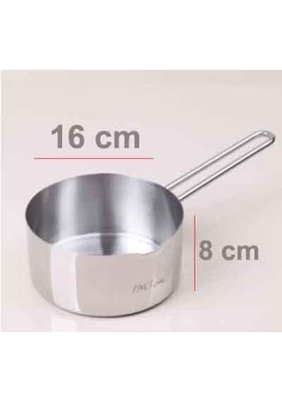 Ayrex 16 Cm Kaçerola Derin Sütlük 304 Kalite Paslanmaz Çelik Ömür Boyu Garantili 18/10 Cr Ni Diğer