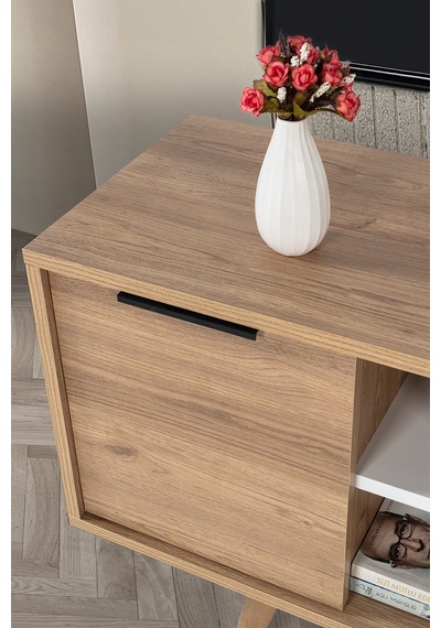 3321 Sina 130 Cm Ahşap Ayaklı , Metal Kulplu Tv Ünitesi , Sepet - Beyaz , Tv Sehpası , Salon Diğer 3321 Sina 130 Cm Ahşap Ayaklı , Metal Kulplu Tv Ünitesi , Sepet - Beyaz , Tv Sehpası , Salon Diğer