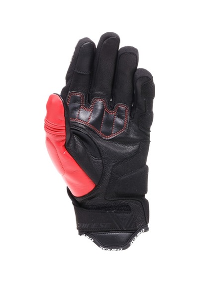 Dainese Daınese Eld/ Reacto Carbon Short Gloves Black/ Red Lava