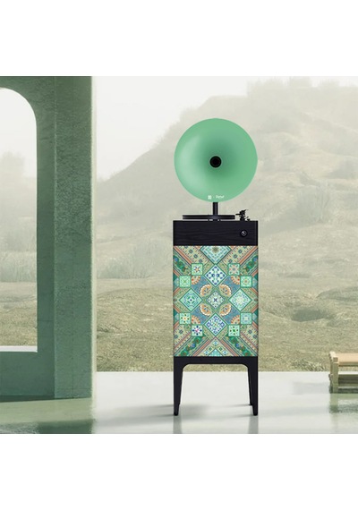 Fennessy İ5 Bluetooth Hoparlörlü 110w Hi-fi Retro Pikap Plakçalar Turntable, Miracle National Librar