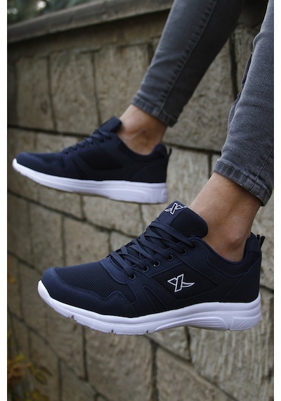 Letao Step Unisex Rahat Hafif Günlük Spor Yürüyüş Sneaker Ayakkabı Laci Beyaz