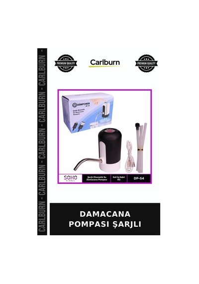 Damacana Pompası Şarjlı Tezgah Üstü Mutfak Yardımcısı Ofis Gereci Diğer