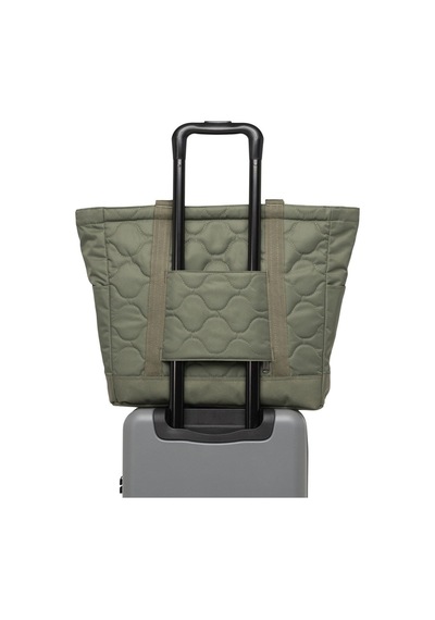 Herschel Heritage Tote 16" İnç Laptop Uyumlu Kapitone Omuz Çantası, Valize Takılabilir, 24.5 L-15386 Adaçayı