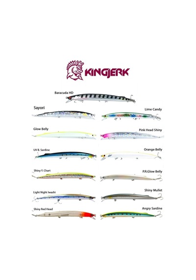 Kingjerk Sinking 19cm 34gr #069 Baracuda Hd
