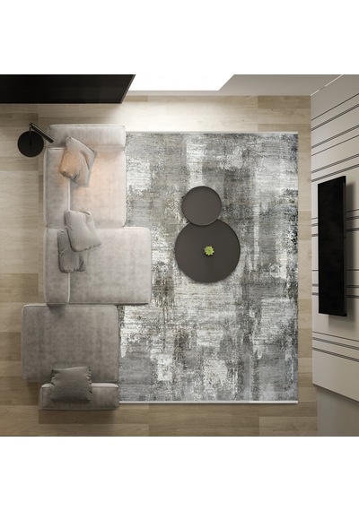 Dolce Vita Halı Monaco 8702 Multi Modern Salon Halısı gri