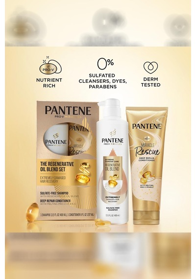 Pantene The Regenerative Oil Blend Onarıcı Şampuan Ve Saç Kremi Seti