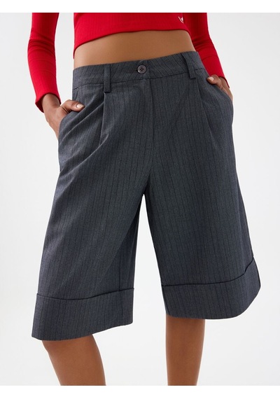Loft High Waist Kadın Pantolon Lf2040806 Q1.v1 Koyu Gri