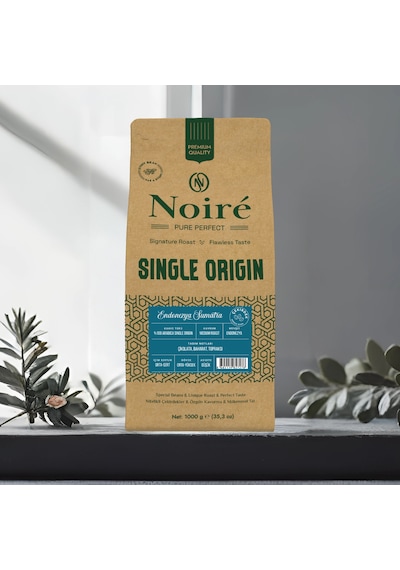Noire Endonezya Sumatra 1000g %100 Arabica Single Origin Çekirdek