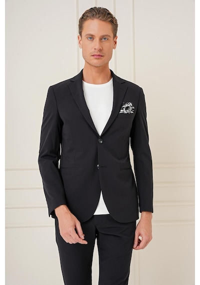 Efor C 680 Slim Fit Siyah Spor Ceket Siyah