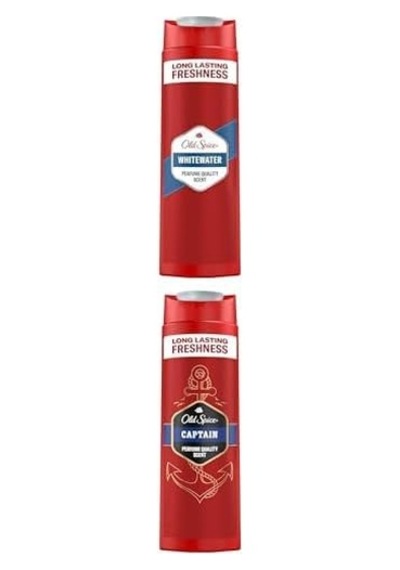 Old Spice Duş Jeli Seti X3 + Water X3 Açık Mavi