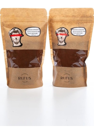Rufus Concept Koyu Kahverengi Taş Tozu Boyası 500 Gr