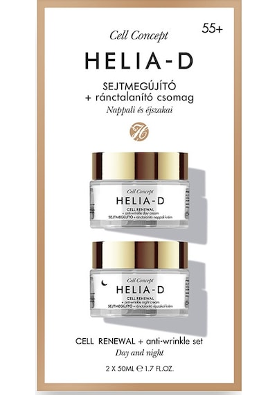 Helia-D Cell Concept +55 Yenileyici ve Kırışık Karşıtı Gece + Gündüz Kremi 2 x 50 ML