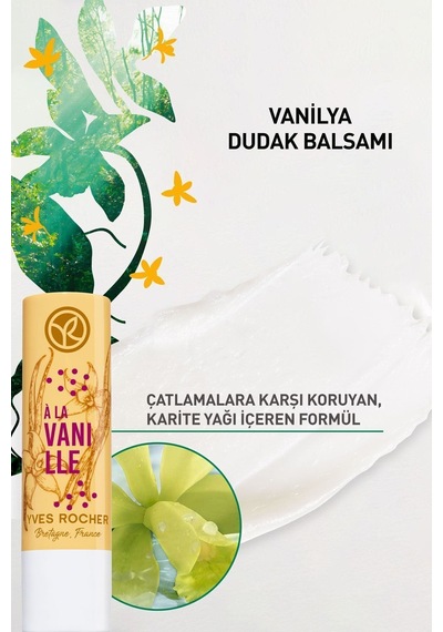 Yves Rocher Dudak Balsamı-nemlendirici Besleyici Vanilya-4.8gr