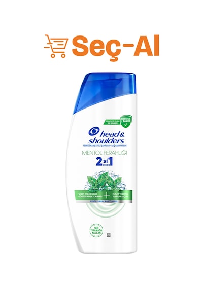 Head & Shoulders Şampuan Mentol Ferahlığı 2in1 625 Ml 4 Adet