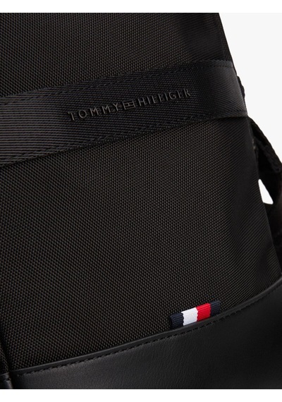 Tommy Hilfiger Th Nylon Erkek Siyah Travel Mini Reporter-8502 Siyah