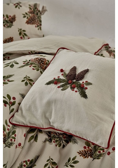 Ecocotton Laden Bebek Nevresim Seti Baskılı 100 x 150