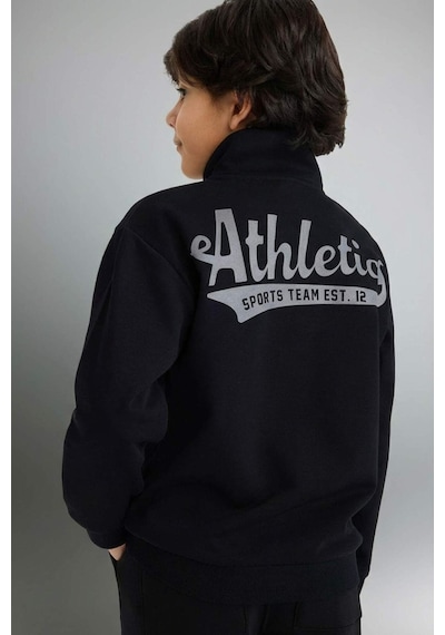 Defacto Erkek Çocuk Yarım Fermuarlı Dik Yaka Sırt Baskılı Sweatshirt G8370a825cwbk81 Siyah-bk81 Defacto Erkek Çocuk Yarım Fermuarlı Dik Yaka Sırt Baskılı Sweatshirt G8370a825cwbk81 Siyah-bk81