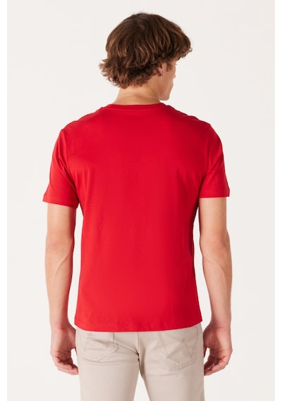 Regular Fit Normal Kesim Bisiklet Yaka Kırmızı Tişört W70Md33Uu Kırmızı Regular Fit Normal Kesim Bisiklet Yaka Kırmızı Tişört W70Md33Uu Kırmızı